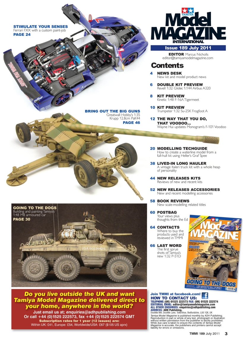 Tamiya Model Magazine 189 (2011.07)